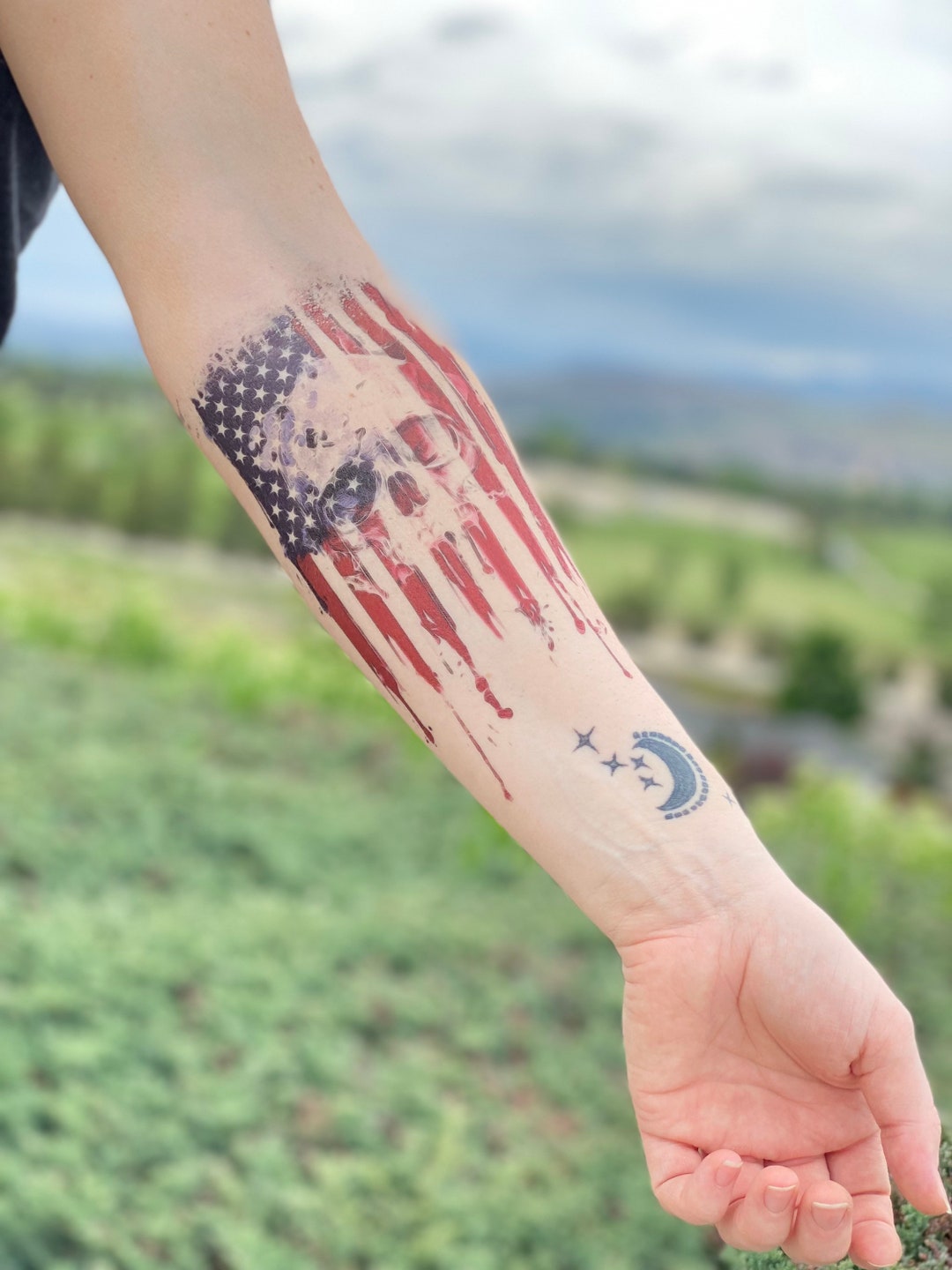 flag hand tattoosTikTok Search