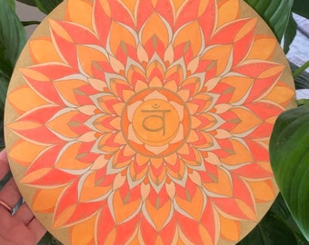 Sakral Chakra Mandala Malerei