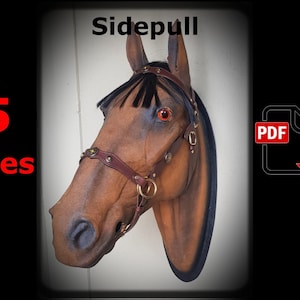 Pdf pattern for complete sidepull bridle Crown