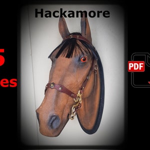 Pdf pattern for complete hackamore bridle Crown