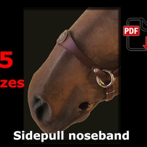 Pdf pattern for Sidepull noseband