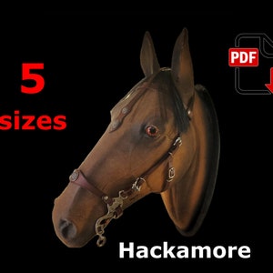 Pdf pattern for complete hackamore bridle Tindra
