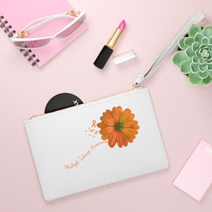 MS gift idea, Multiple Sclerosis Gift, MS Awareness Month, Support, MS Warrior, Clutch Bag