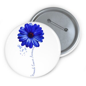 Stomach Cancer Awareness Gift, Cancer Fighter Gift Idea, Stomach cancer awareness Copy of Custom Pin Buttons