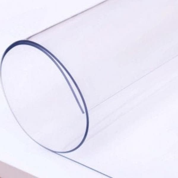 Transparente PVC-Folie – 2 mm dick – in mehreren Breiten erhältlich