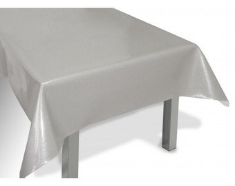 Protège table Paillette 140cm - Nappe rectangulaire/ronde/ovale - différents coloris