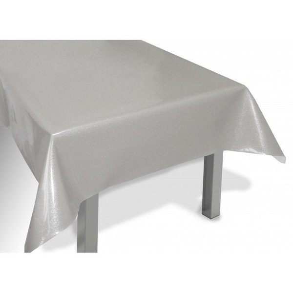 Protège table Paillette 140cm - Nappe rectangulaire/ronde/ovale - différents coloris