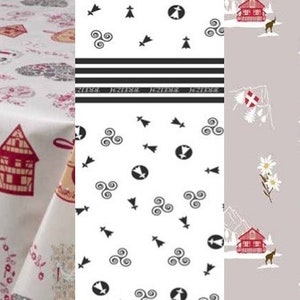 Oilcloth tablecloth 140 - PROUD of our REGIONS (round/oval/rectangular)