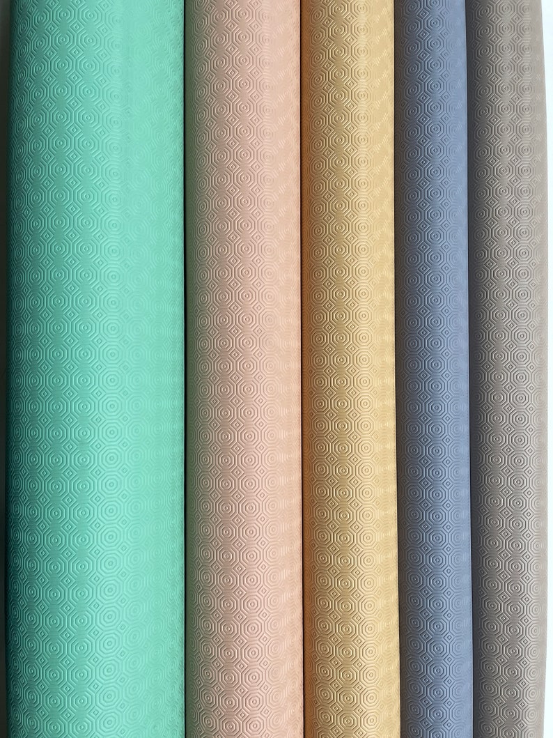 Sous nappe PVC effet bulgomme couleurs assorties ronde/ovale/rectangulaire image 1