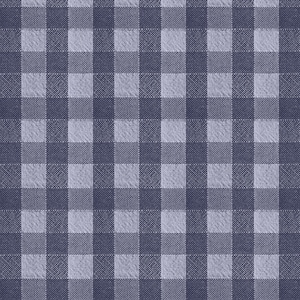 Oilcloth tablecloth 140cm - NORMAND XL Blue (round/oval/rectangular)