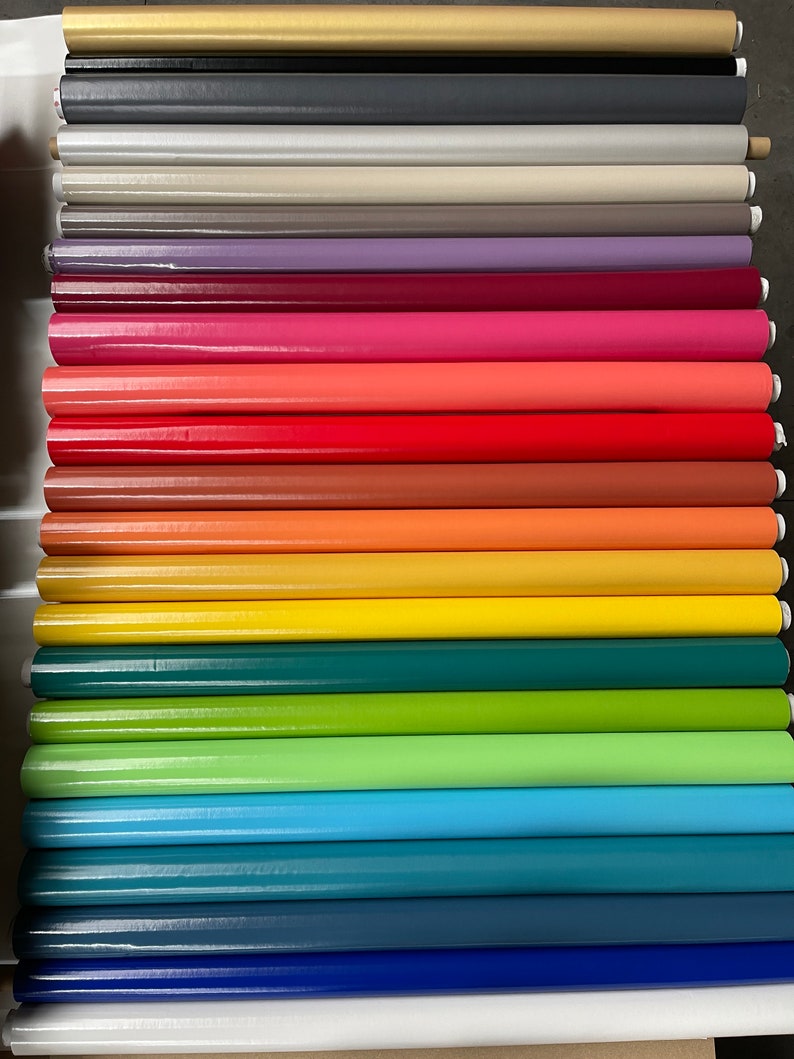 Hule liso lacado 140cm varios colores disponibles imagen 1