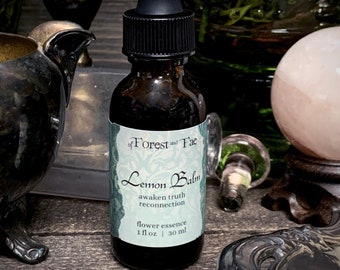 Reconnection – Lemon Balm Flower Essence for intuition, dream work, empath protection, focus, prosperity and renewal