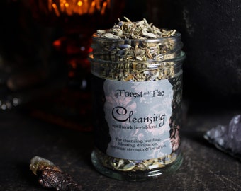Cleansing Spellwork Herb Blend | Blessing Herbs | Warding Herbs | Smoke Cleansing | Ritual Herbs | Witch Apothecary Herbs | Witch Altar Herb