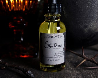 Shielding Ritual Oil, Warding, Hex Removal, Spell Breaking, Return to Sender, Spell Oil, Witchcraft, Candle Dressing Oil, Protection Altar
