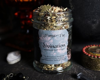 Divination Spellwork Herb Blend | Lucid Dreams | Intuition | Ritual Herbs | Witch Apothecary Herbs | Witchcraft Herbs | Divination Herbs