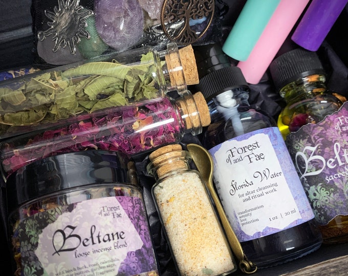 Beltane Altar Ritual Box Bealtaine Altar Box Beltane Gift Set Witchcraft Ritual Kit Beltane
