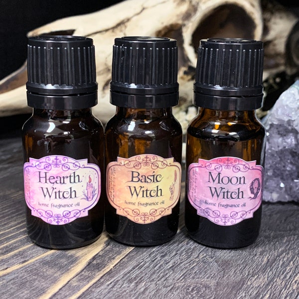 Witchy Home Fragrance Oils | Winter Solstice | Witchy Fragrance | Fragrance for Oil Burner | Fall Scents | Winter Scents | Witchy Scents