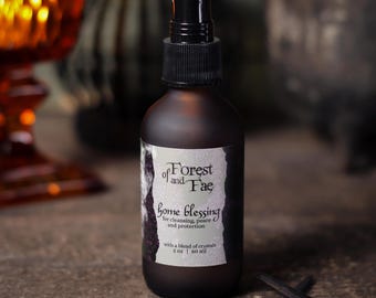 Spray purificante per la benedizione della casa, forza, pace, amore, protezione, acqua di Florida, spray alla salvia, spray per altare, lavoro rituale, stregoneria