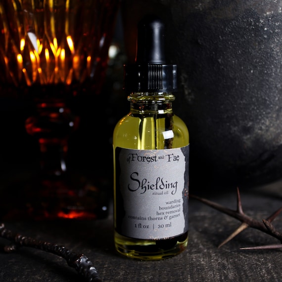 Shielding Ritual Oil, Warding, Hex Removal, Spell Breaking, Return to Sender, Spell Oil, Witchcraft, Candle Dressing Oil, Protection Altar