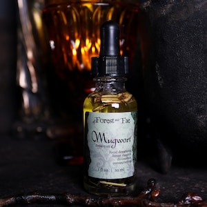 Mugwort Dream Oil | Lucid Dreaming | Journey Work | Altar Oil | Ritual | Spellcrafting | Witchcraft | Candle Dressing Oil | Witch