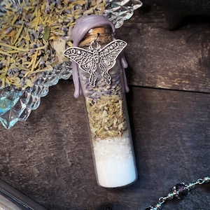 Energy Clearing Spell Jar, Anti Anxiety, Peaceful, Witch Bottle, Witch Jar, Protection Spell, Witchcraft, Handmade Gift, Stocking Stuffer