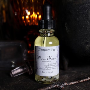 Moon Ritual Sacred Altar Oil, Dream Work, Manifestation Oil, Intention ...