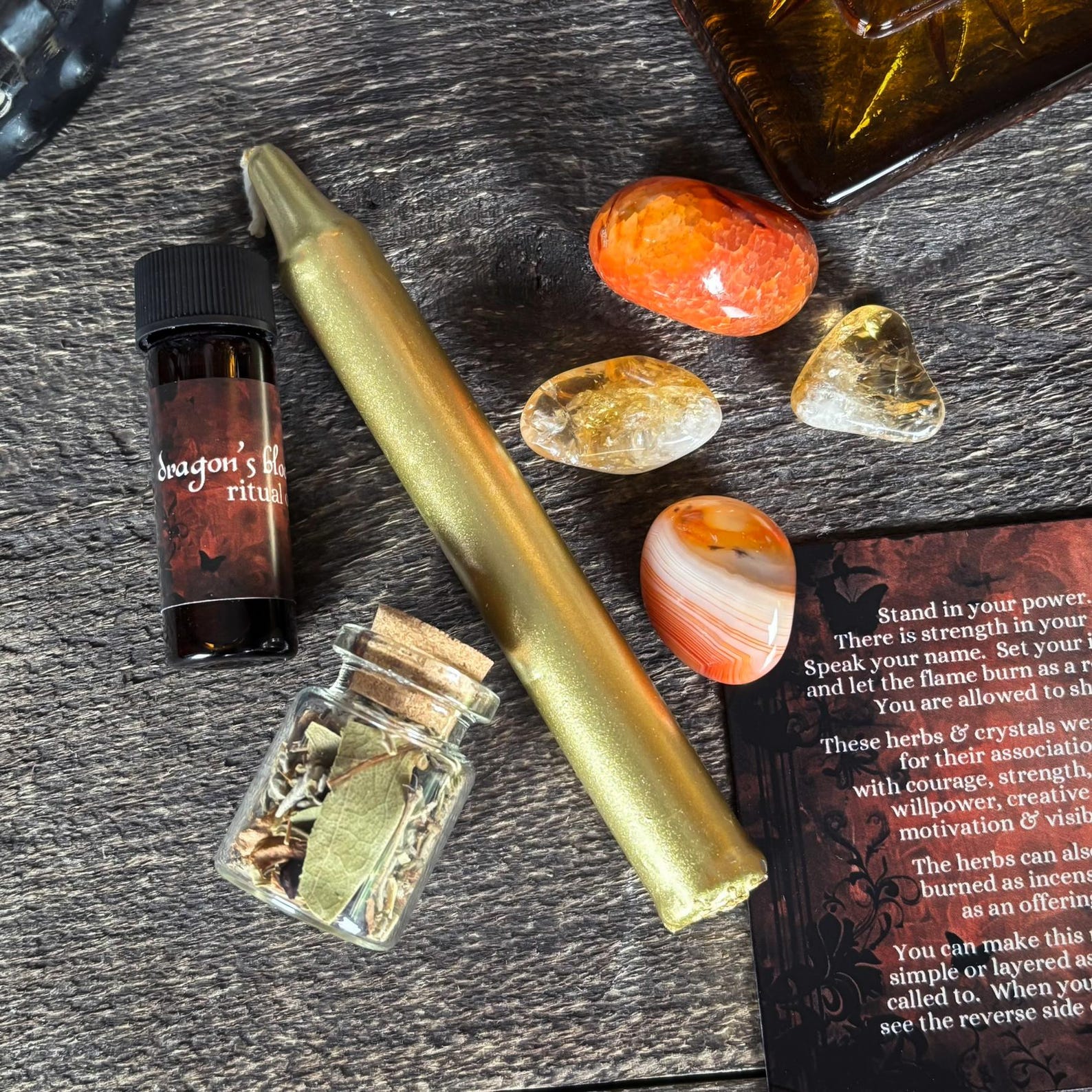 Empowered Spell Kit | Confidence Ritual Box for Personal Power ...