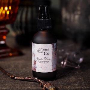 Herb Infused Florida Water | Cleansing Purification | Manifesting | Spell Work | Ritual Craft | Witchcraft | Green Witch | Cottagecore Herbs