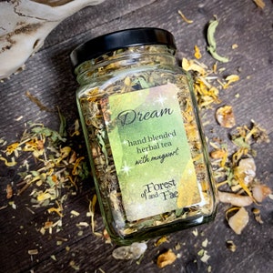 Dream Tea -  Hand Blended | Lucid Dreaming | Hedge Witch | Green Witch Tea | Mugwort Tea | Divination | Sleepy Tea | Witch Tea | Organic Tea