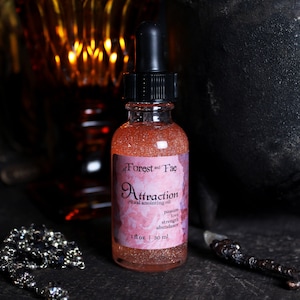 Attraction Ritual Oil | Altar Oil | Spellcrafting | Witchcraft | Manifestation | Candle Dressing Oil | Pagan | Love & Attraction Ritual