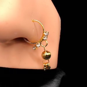 Versatile Dangle Nose Ring