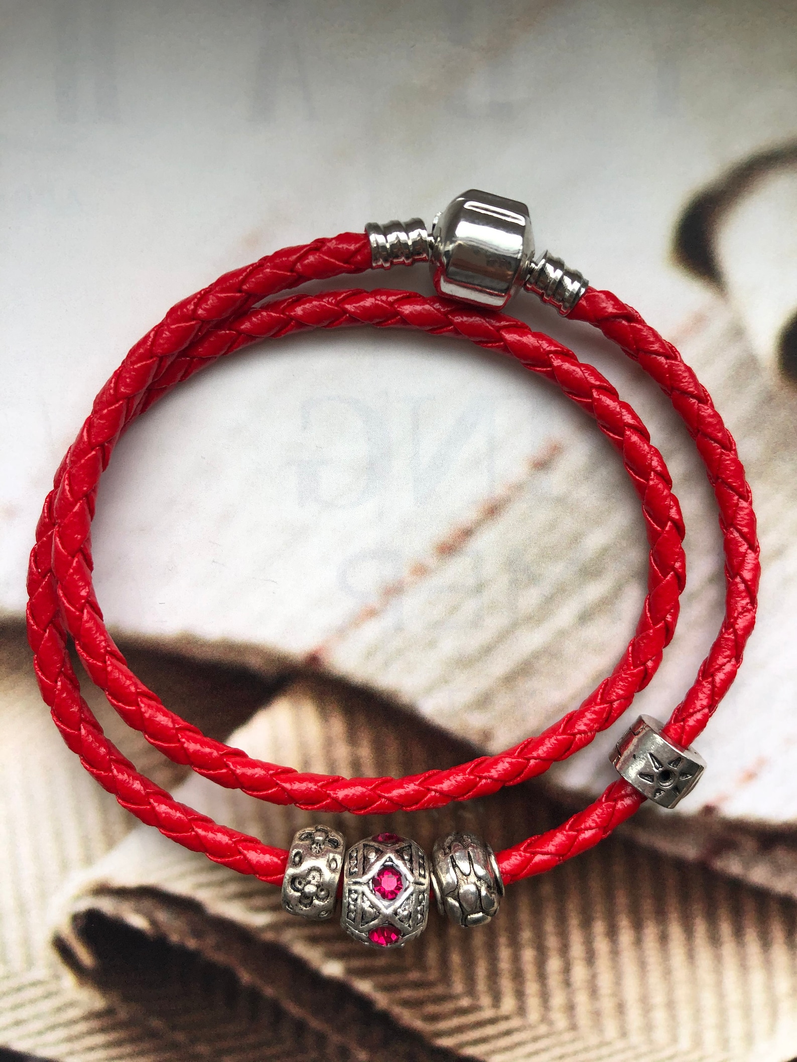 Pandora Style Charm Bracelet Leather Bracelet Women Gift Etsy pandora-style-charm-bracelet-leather-bracelet-women-gift-etsy