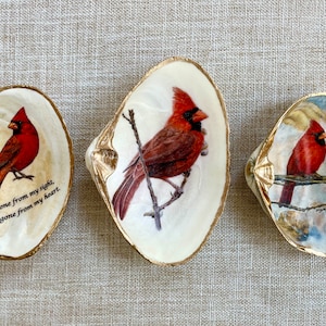 College of Cardinals Part 1  - gilded and decoupaged natural sea shells
