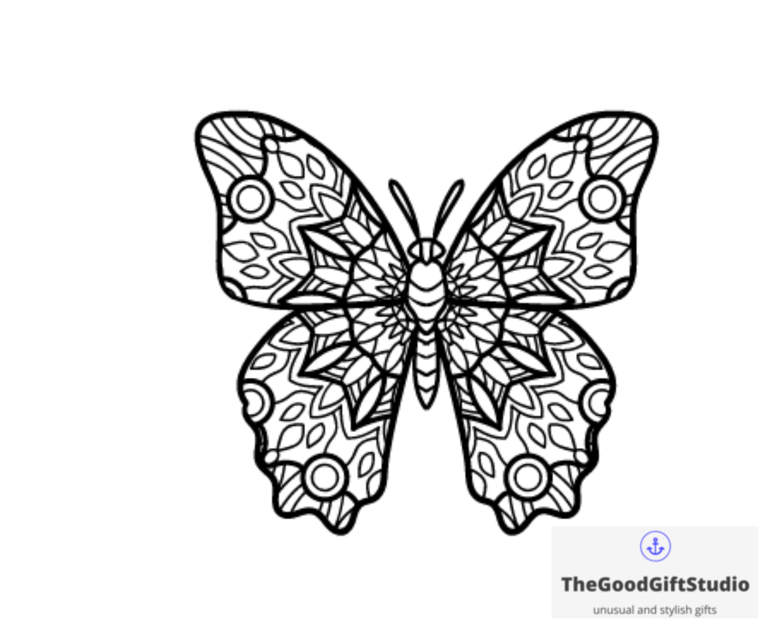 schmetterling mandalas