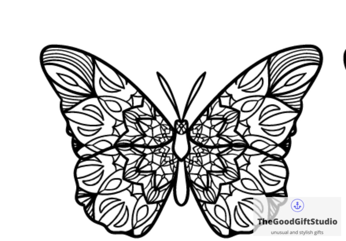 schmetterling mandalas