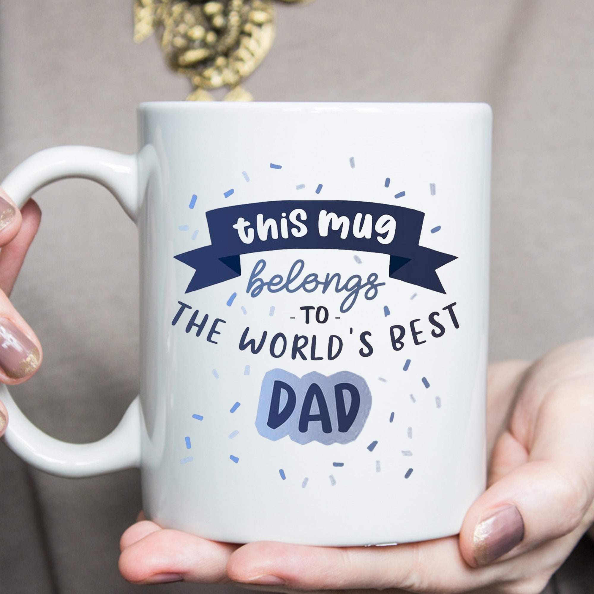 World's Best Dad Mug Best Dad Ever Mug Gift for Dad  Etsy