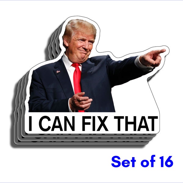 I Can Fix That - Trump Biden gas price sticker