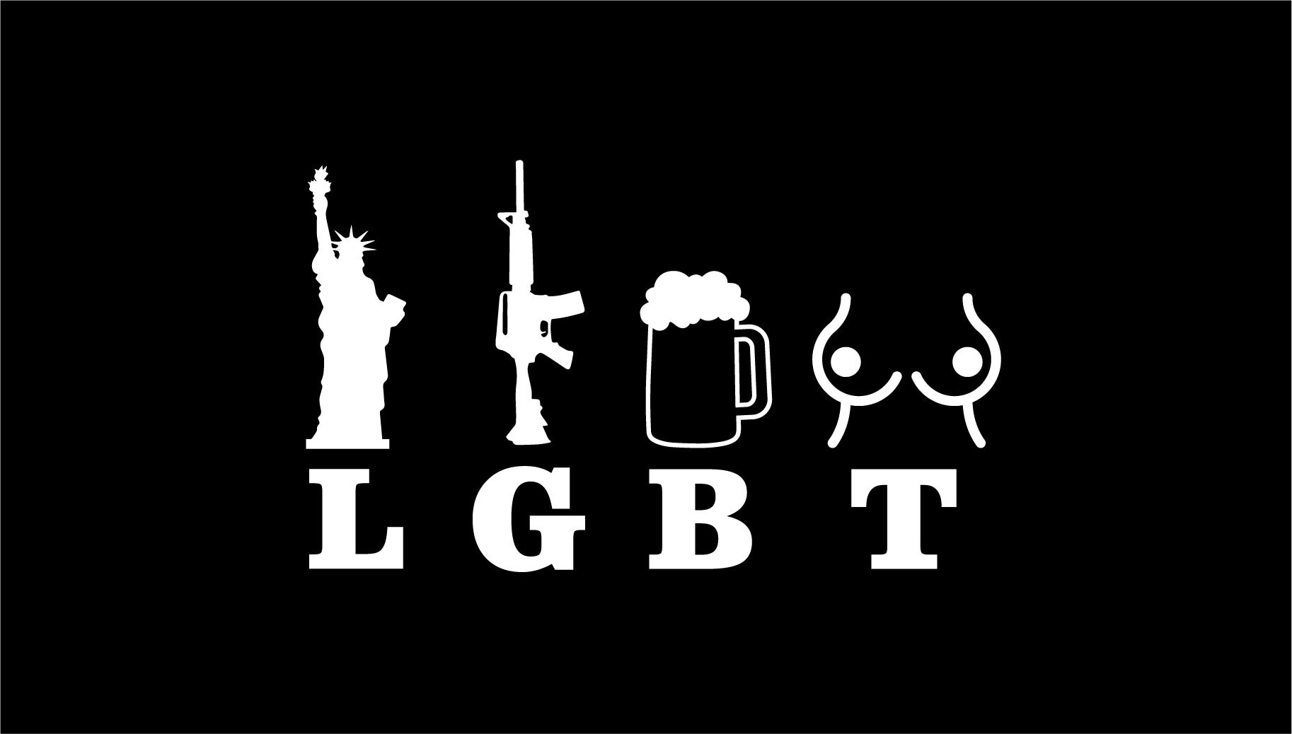Liberty Guns Beer Tits Vinyl Decal Etsy