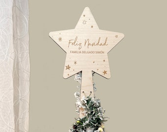 Personalized Star Christmas Tree