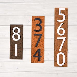 House Sign Plaque, House number plaque, Modern Number Address Sign For Home or Office, Wood Address Sign, House Warming gift, New Home Gift