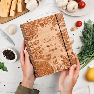 Personalized Recipe Book, Mom blank recipe book, Custom Blank Cookbook, Recipe Journal, Personalized Family