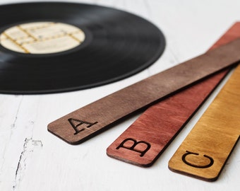 Vinyl record divider, Record dividers, Handmade, Vinyl record Dividers, Record Separator, Album dividers, Horizontally for Vinyl Storage