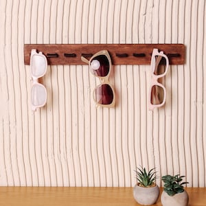 Sunglasses hanger, Sunglasses wall organizer, Sunglasses wall rack, Sunglasses Storage Display, Glasses holder stand, Eyeglass holder