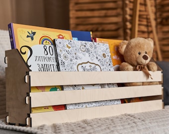 Wall bookshelf nersery, Hanging bookshelf, Wall book rack, Kids Book shelves, Nursery bookcase, Wall book shelves, Nursery book shelf