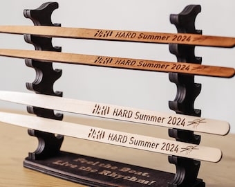 Drumstick-Schaukasten, Drumstick-Holzhalter, benutzerdefinierte Drumstick-Aufbewahrung, Drumstick-Regal, Drummer Geschenke