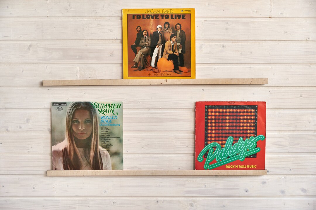 Vinyl Record Shelf, Vinyl Collection Display Frame, Wall Vinyl Album