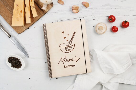 Mom's Custom Recipe Book Cooking Lover Birthday Gift 