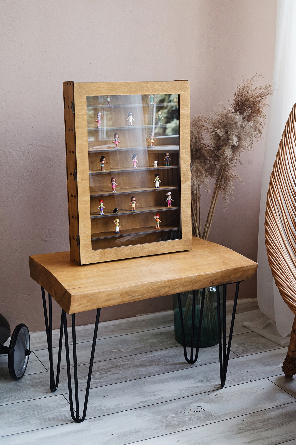 Display Case for Collectibles Display Case for Figures Wood Etsy UK