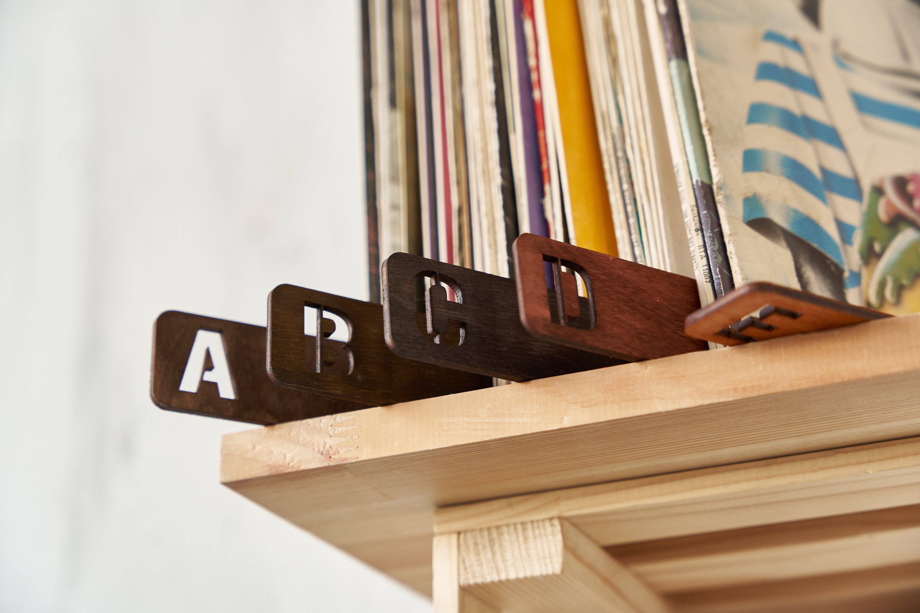 ❤️Buy 2 FREE SHIPPING❤️Vinyl record divider, Record dividers, Vinyl Record Storage, Handmade album alphabet dividers, Book dividers, Record Separator, Lp dividers
