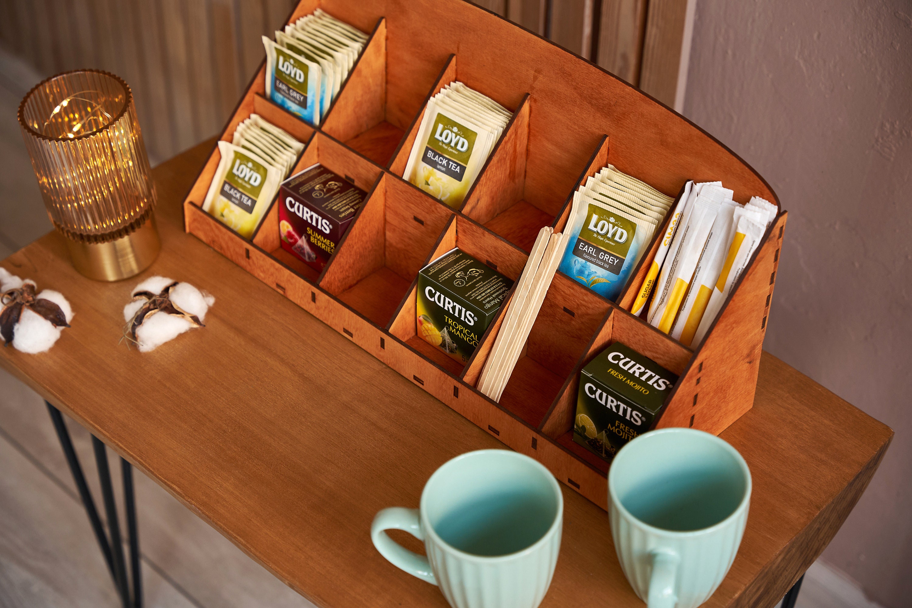 Ciieeo 3pcs Versatile Tea Bag Organizer Tea Bag Storage Box Packet
